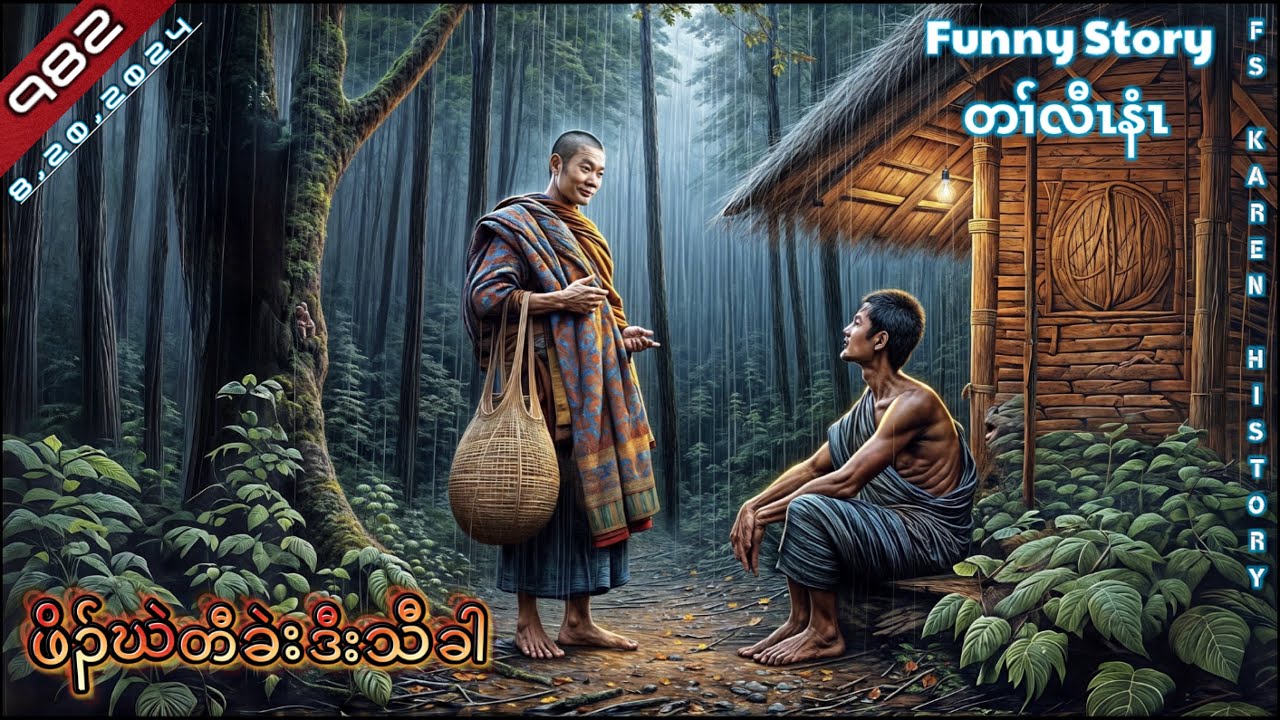 🔴 No. 982  Karen Funny Story,  No Part ( ဖိၣ်ဃဲတီခဲးဒီးသီခါ ) 🔴8 , 20 , 2024  #fs_karen_history