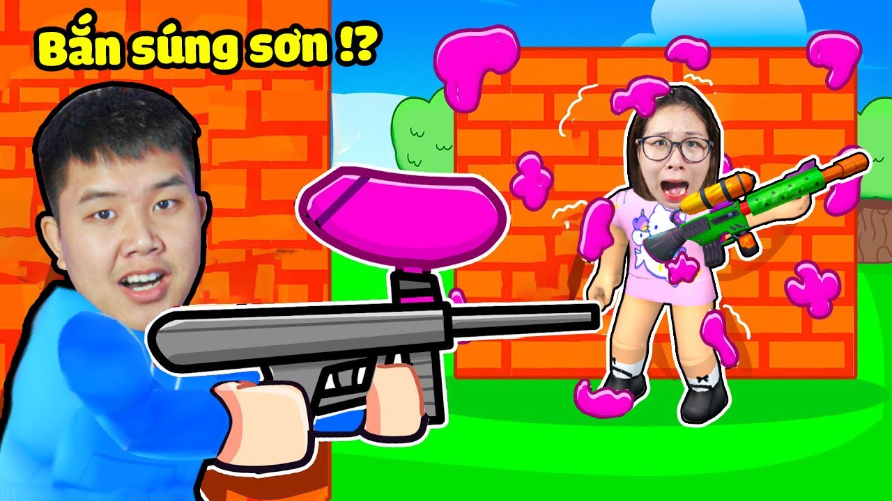 Thi bắn súng sơn xem ai là xạ thủ số 1 !? bqThanh Bắn Cho Ốc Nhem Nhuốc Toàn Sơn