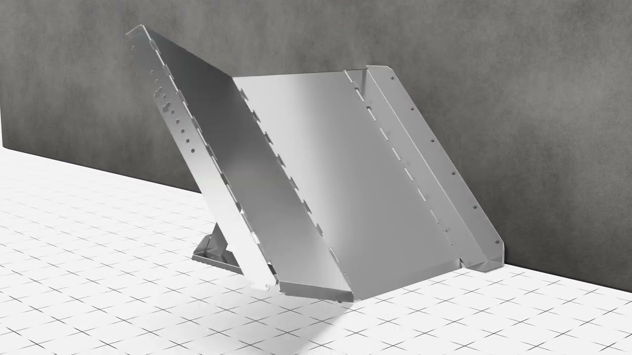 INERO Flood Protection Barrier between walls.