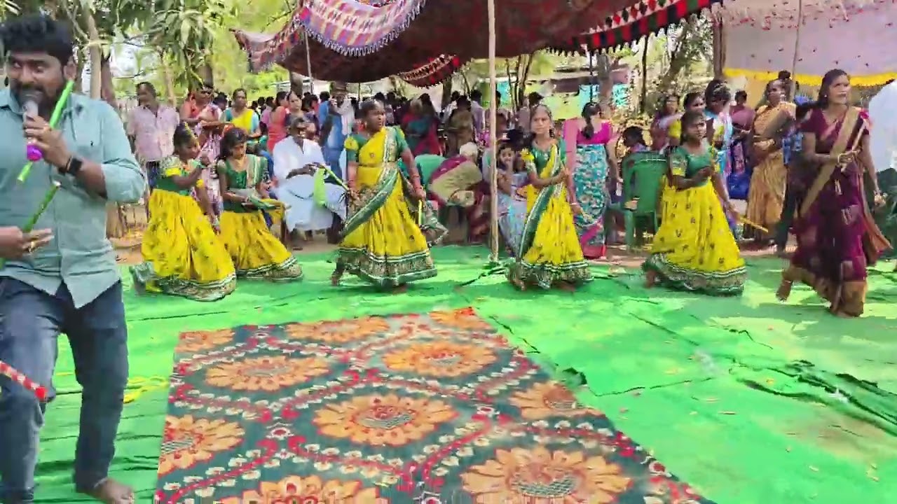 అశోక్ కోలాటం మైదుకూరు 9010051312 భూమయ పల్లెలో మారమ్మ పుట్టినరోజు సందర్భంగా స్వప్న సుందరి అంటూ 