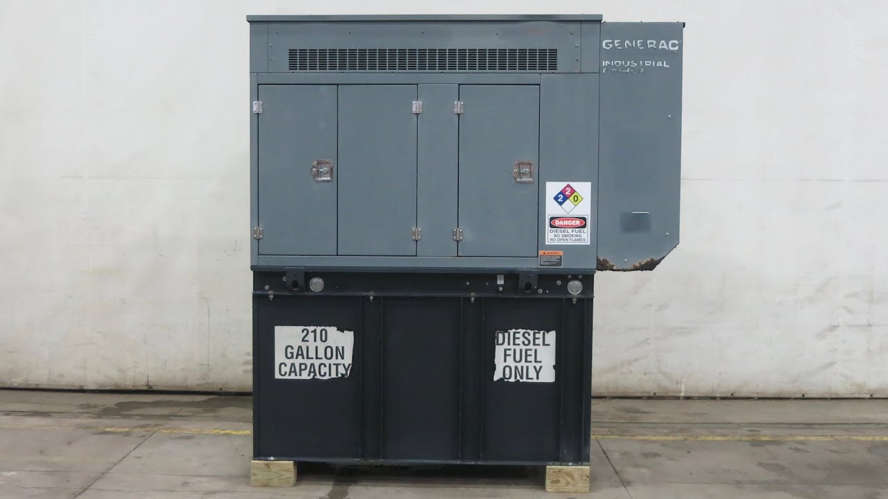 Generac SD048 48 kW diesel generator, F4GE9455B eng, 195 Hrs, Yr 2015 -  CSDG # 4941