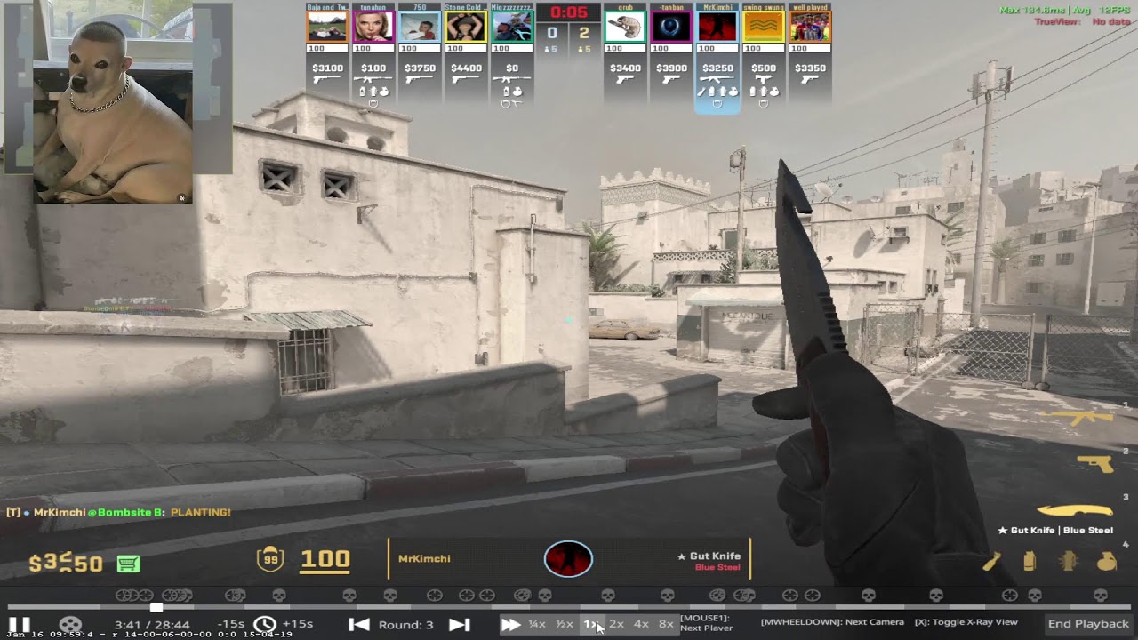 Faceit then ESEA League Official (2 minute delay)