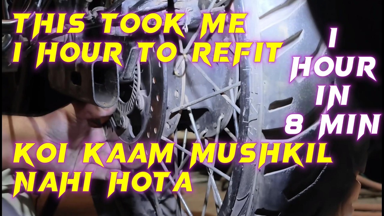 How to remove rear wheel of classic 350 | signals  sand 350 | remove and refitting