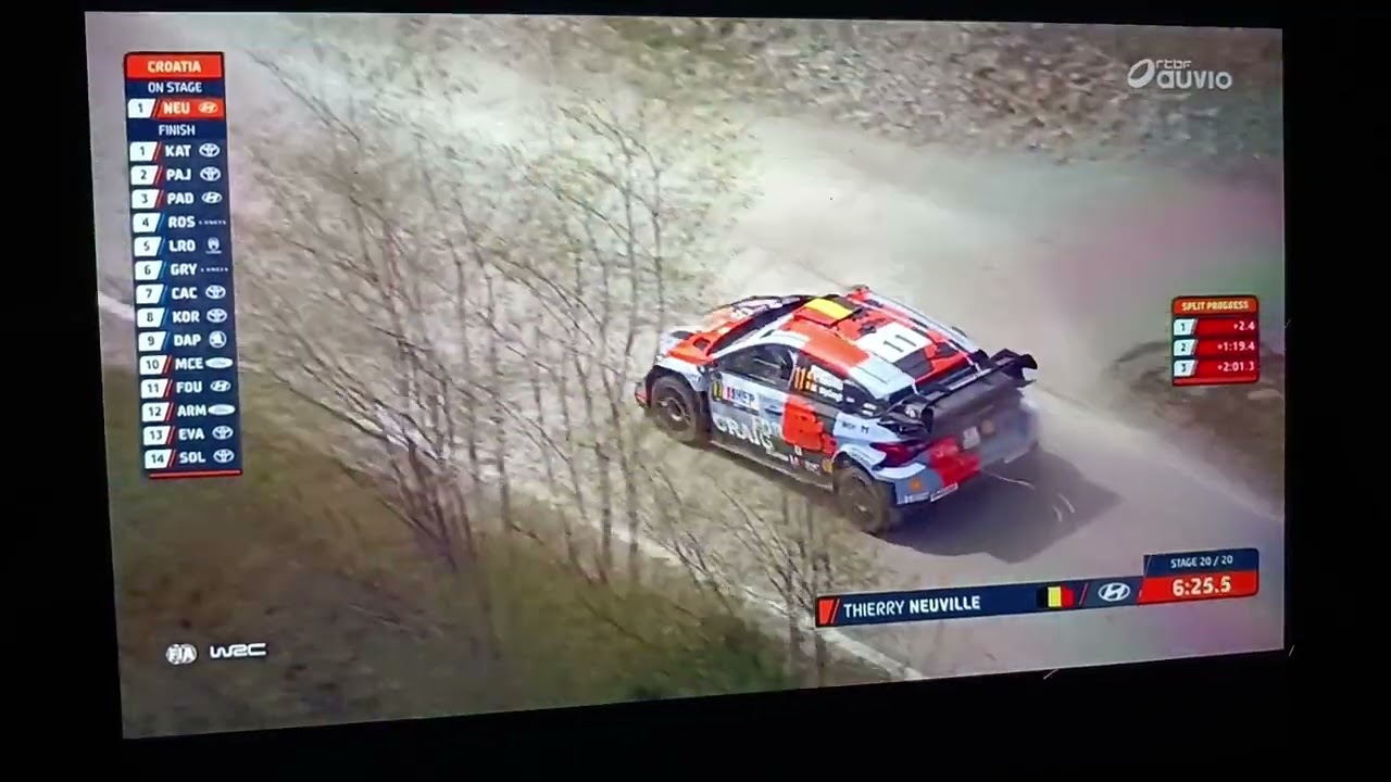 Crash neuville catastrophe power stage Croatie 2026 