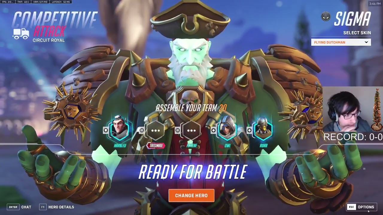 HARBLEU SIGMA OVERWATCH 2 GAMEPLAY SEASON 13 TOP 500