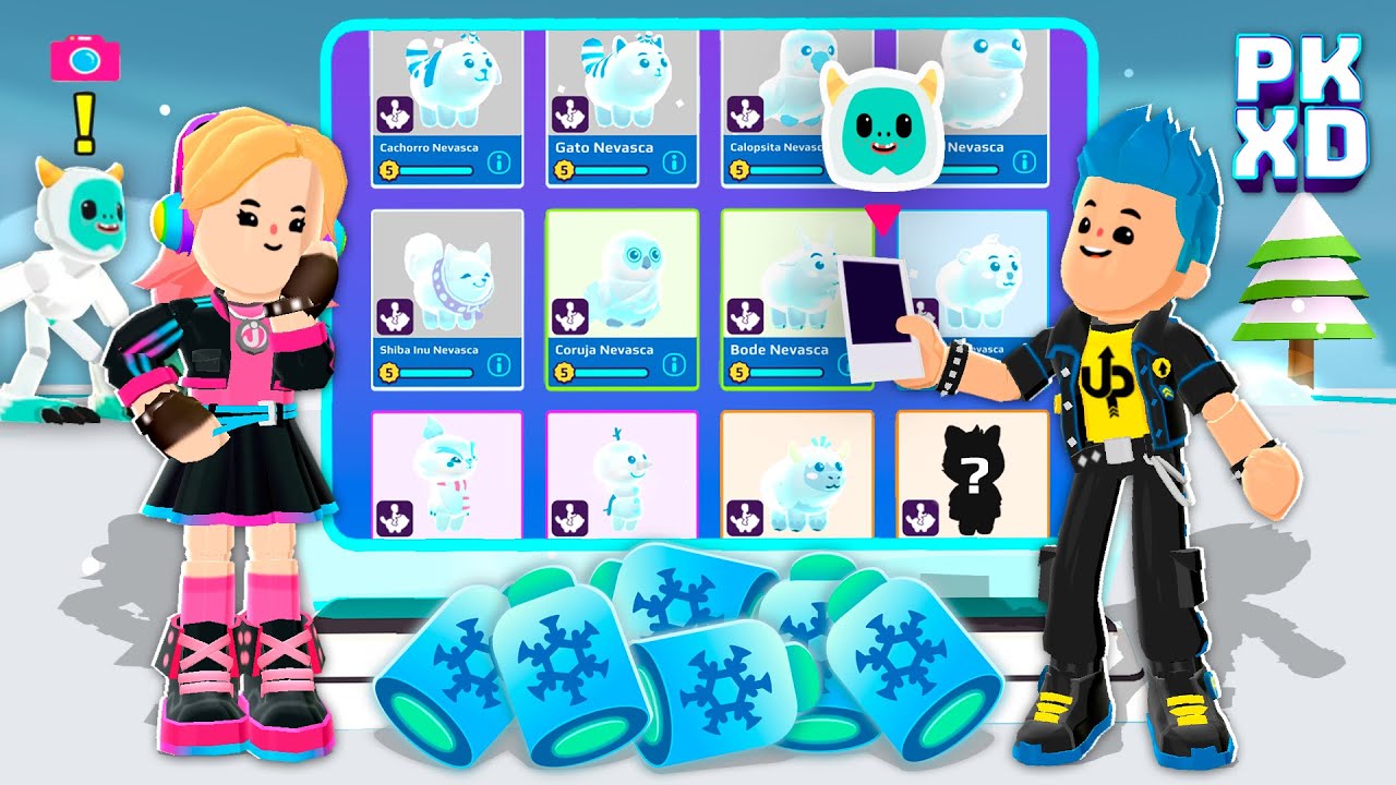 ❄️ EU QUERO! Coleção Completa de PETS NEVASCA no Natal do PK XD