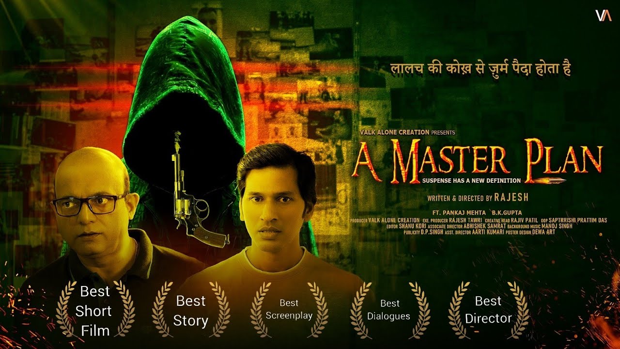 Award winning / A Master Plan / New Short Film / Suspense Thriller / PANKAJ MEHTA  B.K.GUPTA RAJESH 
