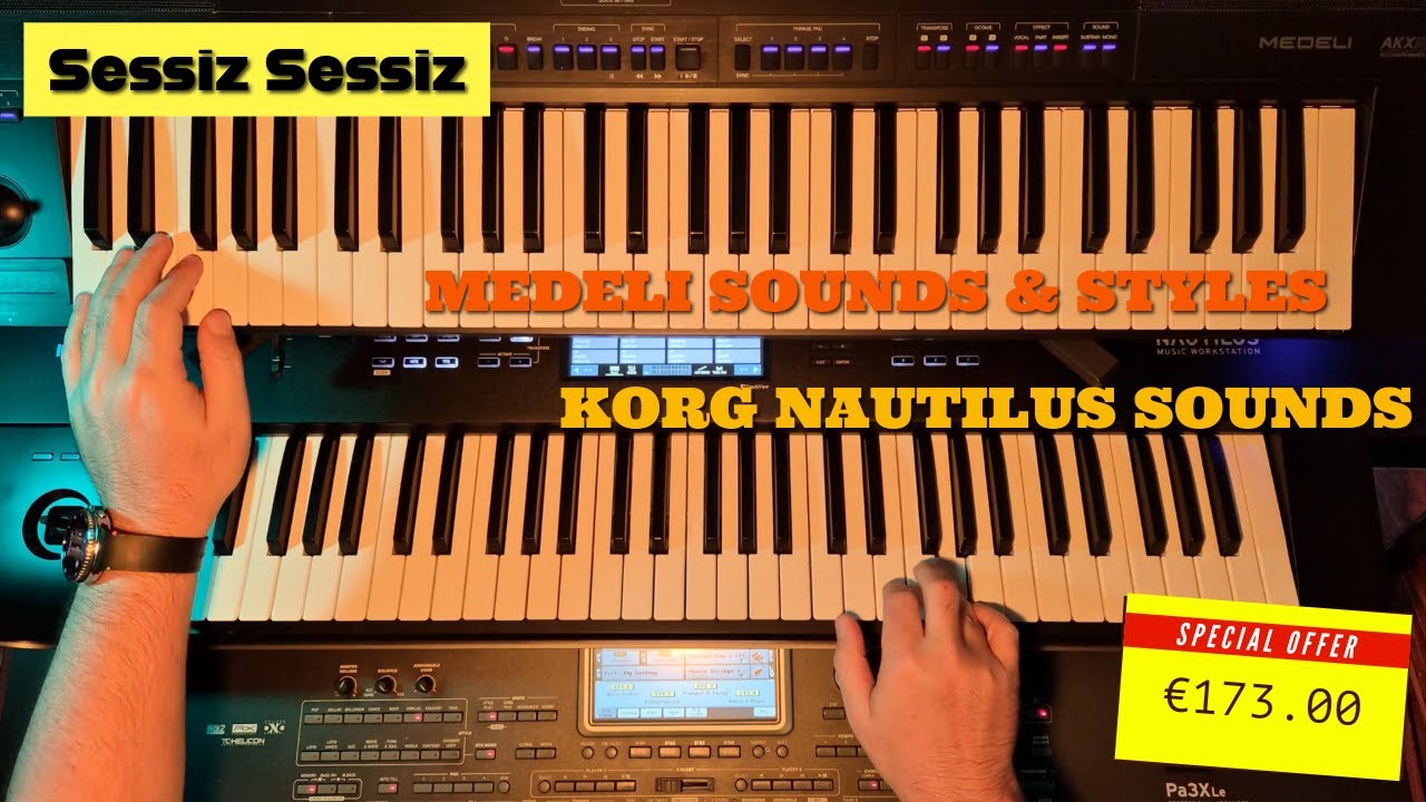 Hakan &Ccedil;ebi * Sessiz sessiz * Medeli AKX10 * Korg Nautilus #medeli #korg #hakan&ccedil;ebi