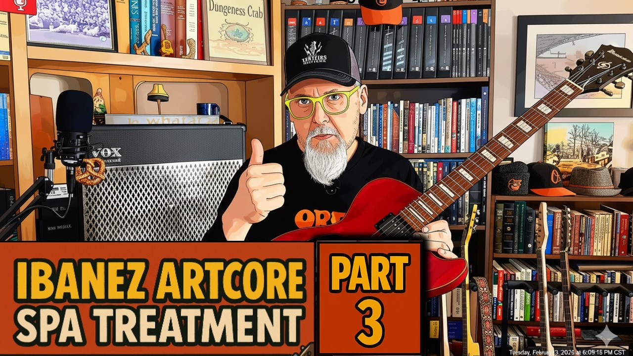 Спа-процедура Ibanez Artcore: Заключительные комментарии и образцы оттенков.
