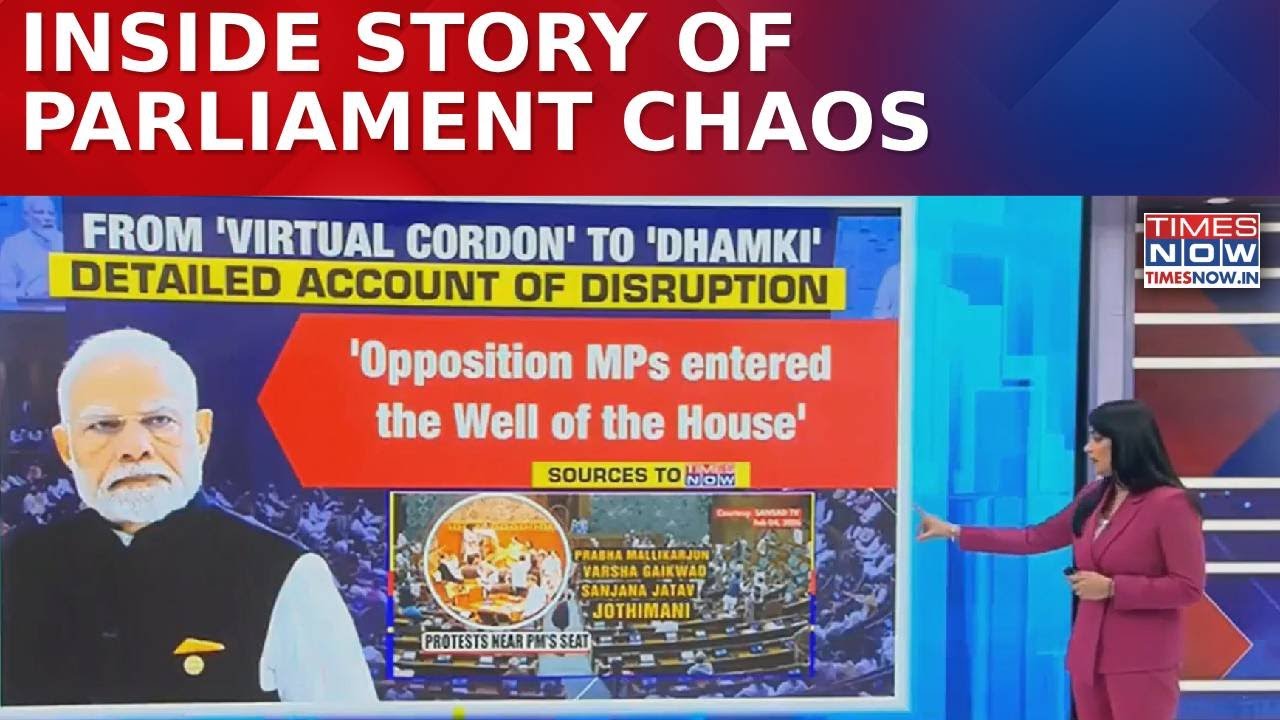 Parliament Storm: Inside Story Of Chaos From Virtual Cordon To Dhamki | Account Of Disruption