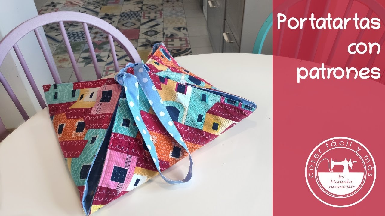 Portatartas fácil, con patrones