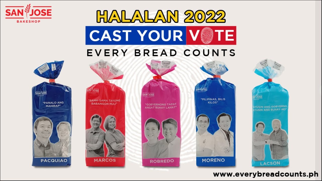San Jose Bakeshop Halalan 2022  Cast Your Vote Every Bread  Counts