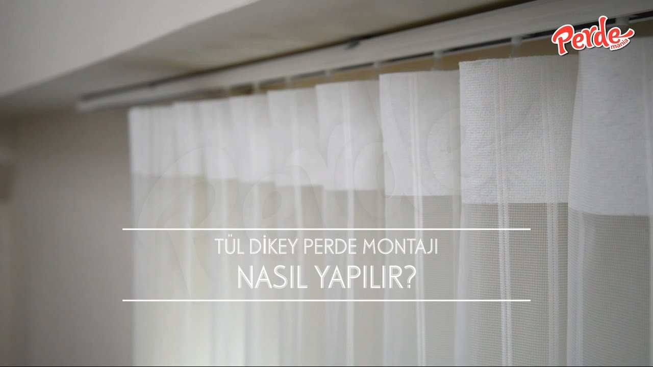 Tül Dikey Perde Montajı Nasıl Yapılır?