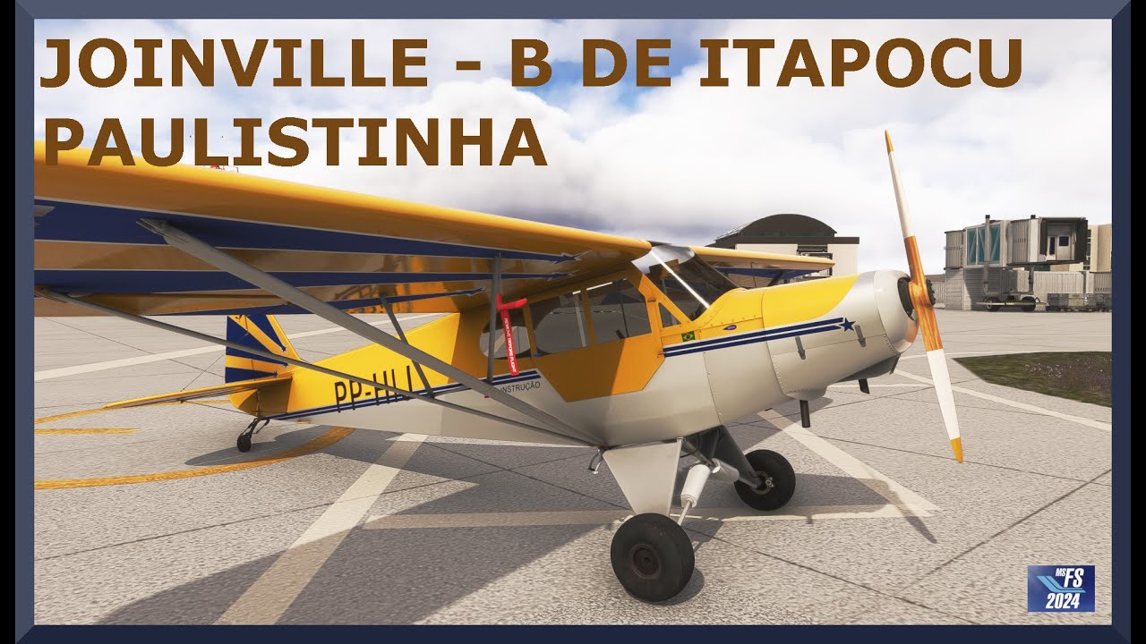 Joinville (SBJV) to Barra do Itapocu (SWON) | CAP4 Paulistinha | MSFS 2024
