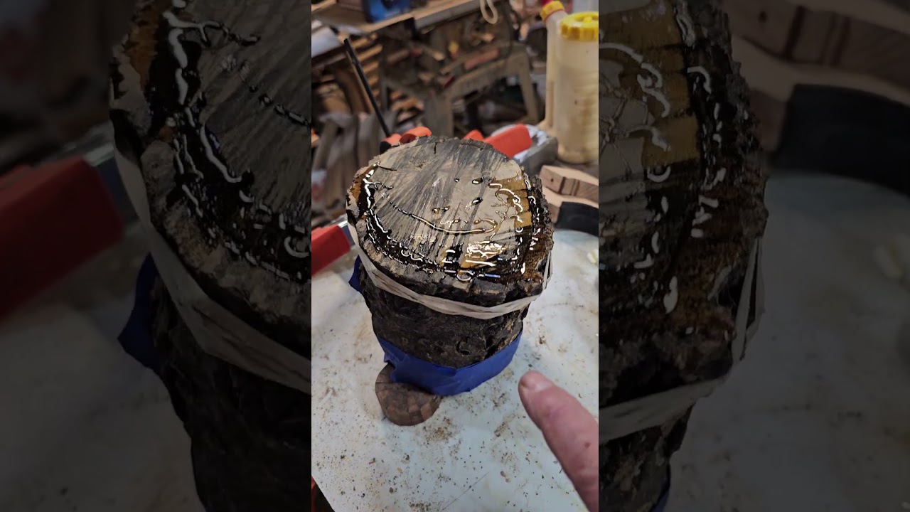Всё дело в коре #themessystudio #токарнаяобработкадерева