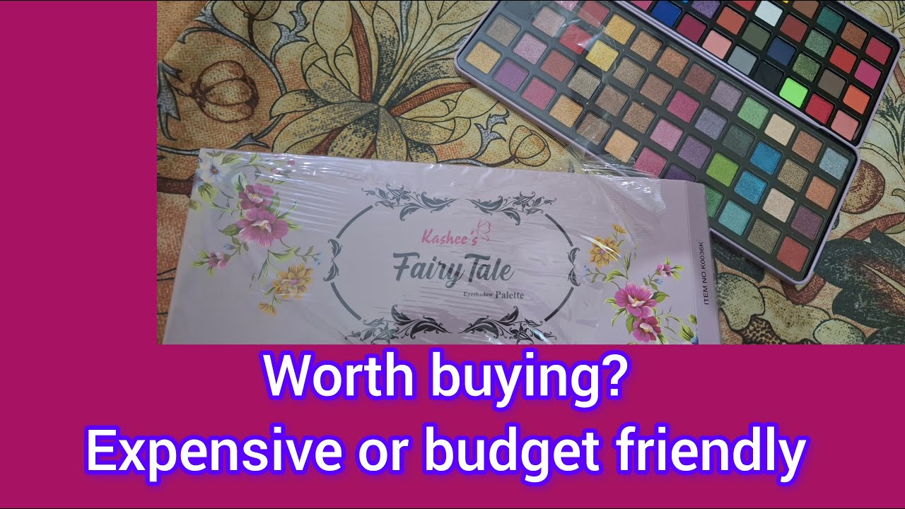 Kashee's Fairytale eyeshadow palette 🎨 review| kashees make up product 
