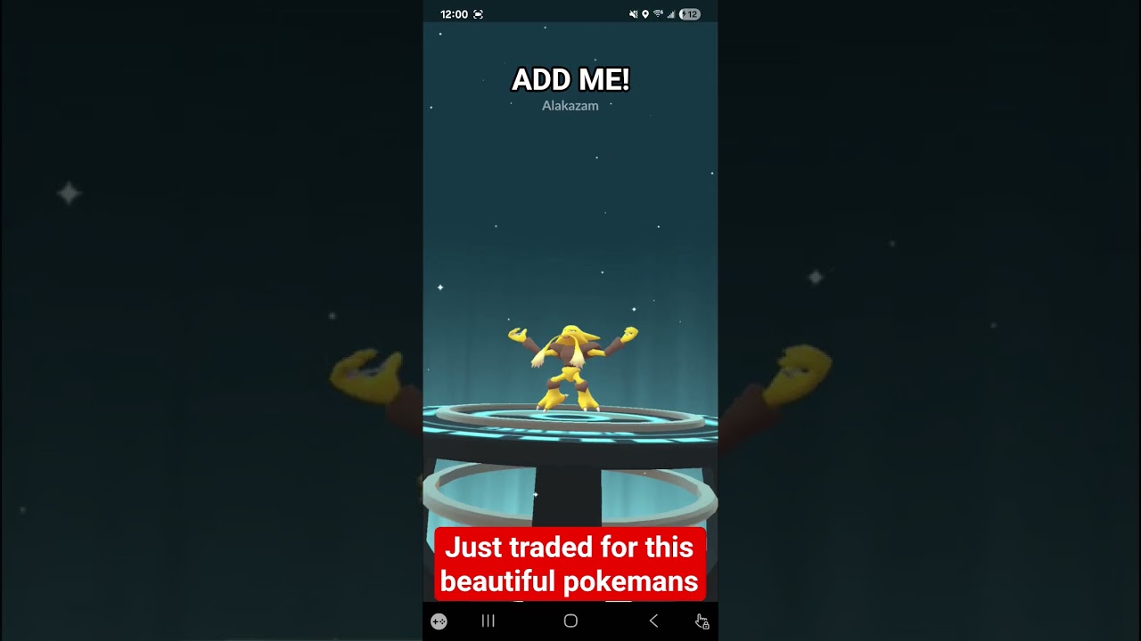 Lucky Alakazam Friend code: 543068669802 #pokemongo #pokemongofriends #gamerlife #pokemongoclips