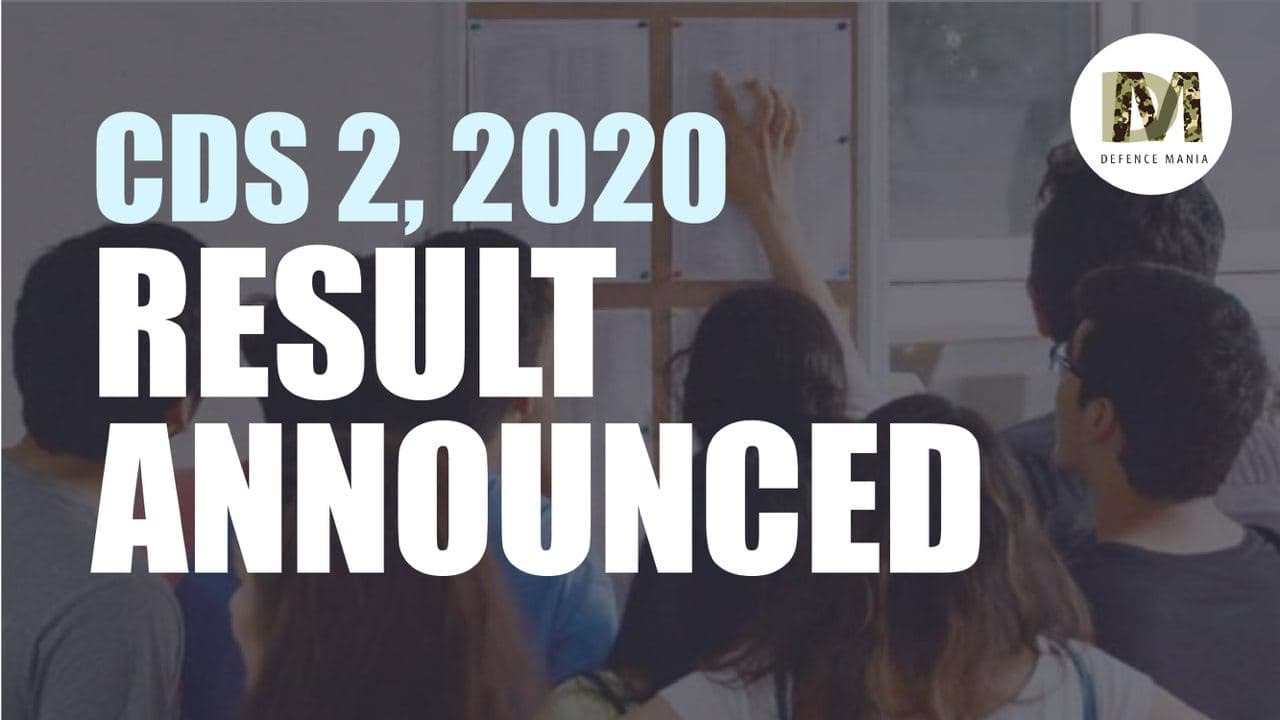 CDS 2 2020 RESULT ANNOUNCED !