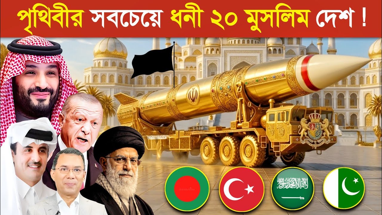 এই ২০টি মুসলিম দেশকে সম্পদ দিয়ে হারানো অসম্ভব ! 😱😱 || Top 20 Powerful and Richest Muslim Country