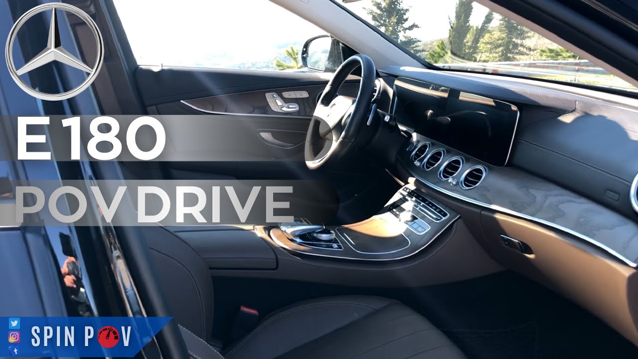 2018 MERCEDES BENZ E180 Exclusive - POV Test Drive