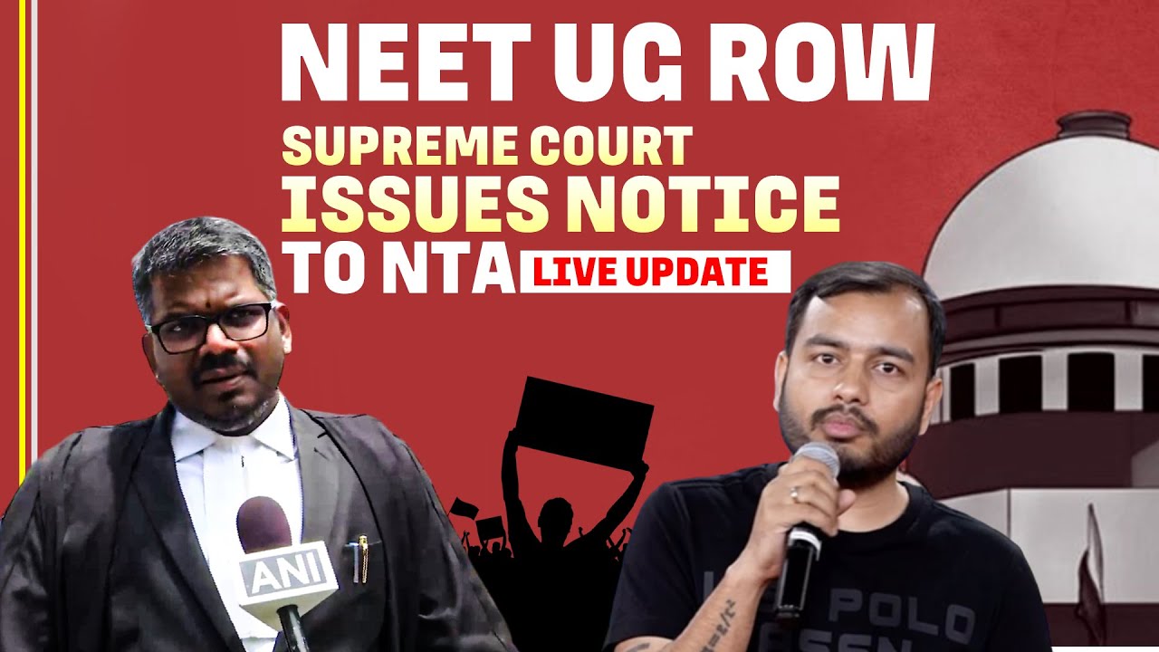 NEET UG Row | Supreme Court issues notice to NTA | Physics Wallah CEO | Alakh Pandey | Paper leak