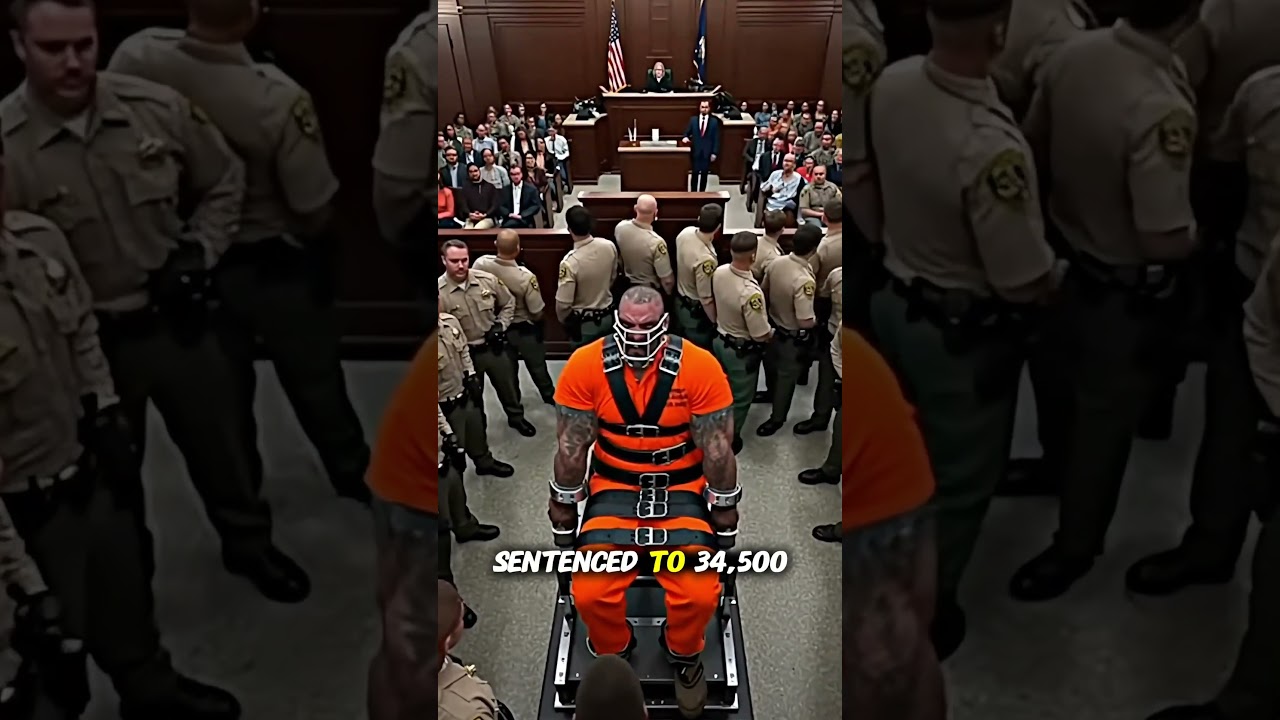 &ldquo;Inmate Explodes in Rage After Hearing 34,500-Year Federal Sentence | Extreme Courtroom CCTV&rdquo;