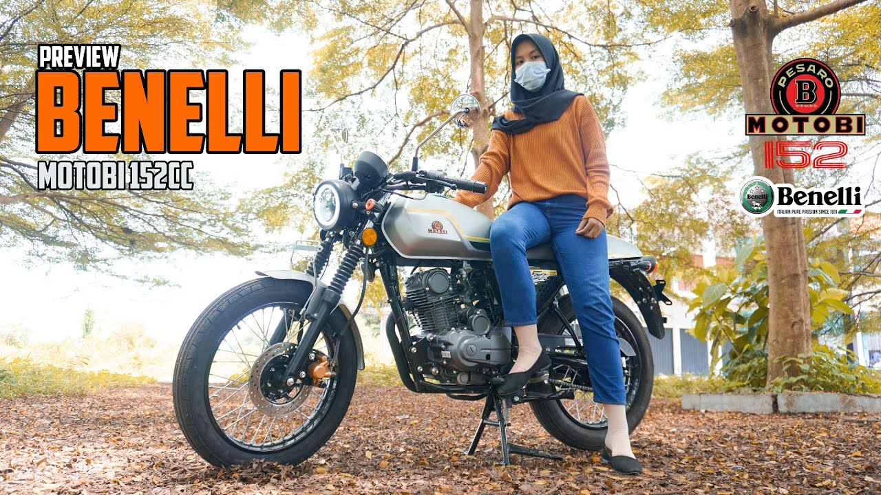 Benelli motobi 152 cc model caferacer jok bisa single sit atau double sit