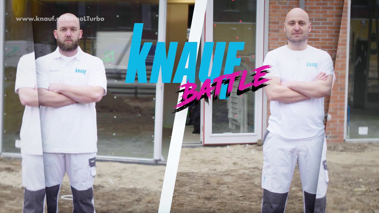 Knauf PFT Battle: Handmatige verwerker vs. Ritmo L Turbo