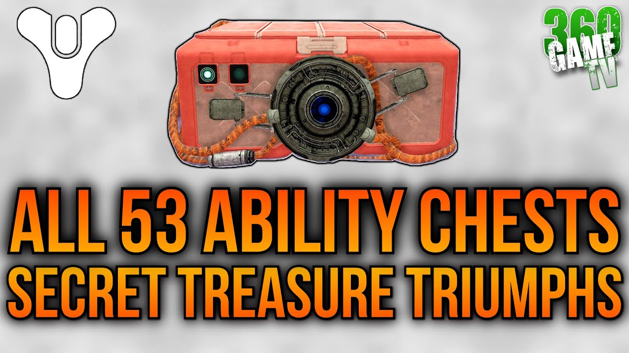 All 53 Kepler Ability Chests Location Guide - Secret Treasure Triumphs - Destiny 2