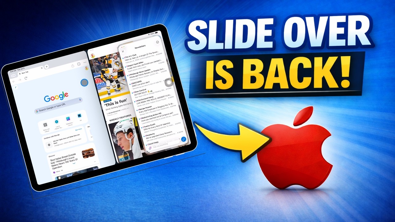 Apple Removed Slide Over&hellip; Now It&rsquo;s Back in iPadOS 26.1