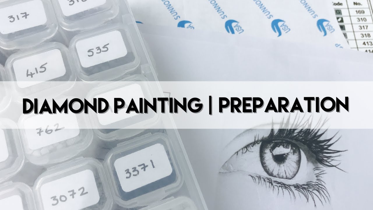 Diamond Painting - Preparation | Eye