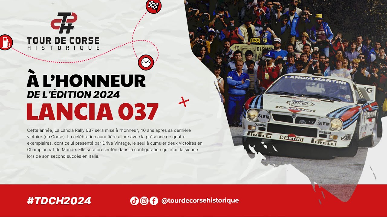 Lancia 037 au Tour de Corse Historique 2024