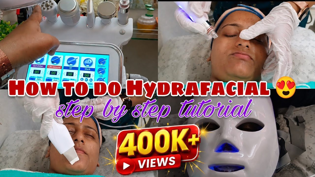 Hydrafacial kaise karte hai ll пошаговое руководство ll на хинди ll Простое объяснение ll