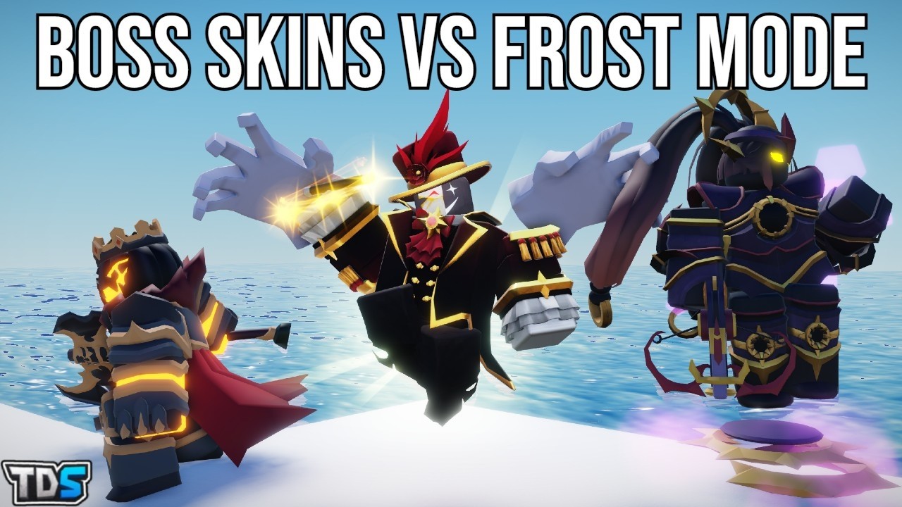 Boss Skins only Vs Reworked Frost Mode | Roblox TDS