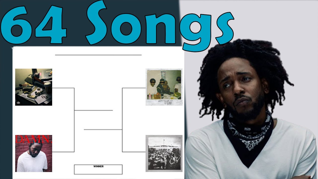 Kendrick Lamar Song Madness Bracket