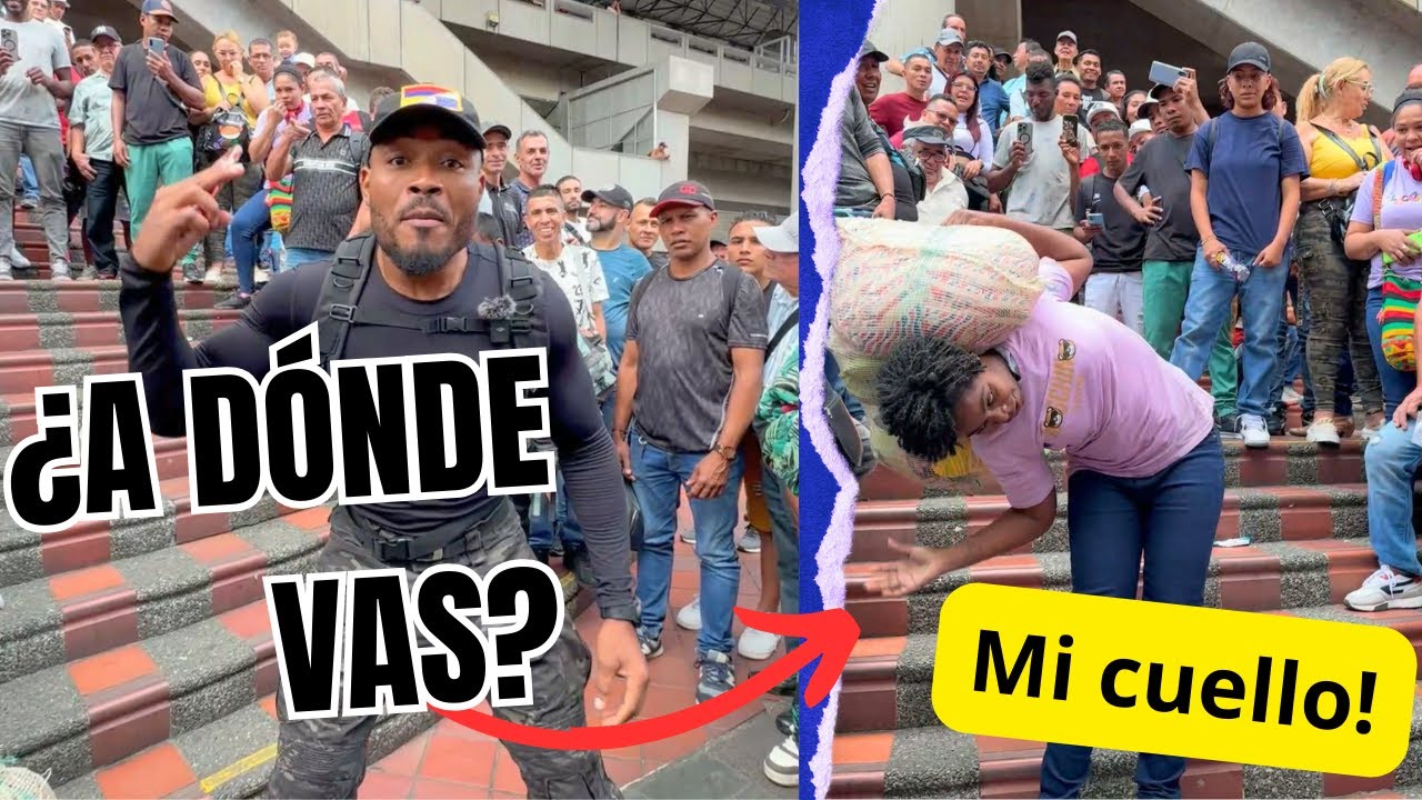La mujer más fuerte se lleva el mercado gigante🥵 Mundo Extremo