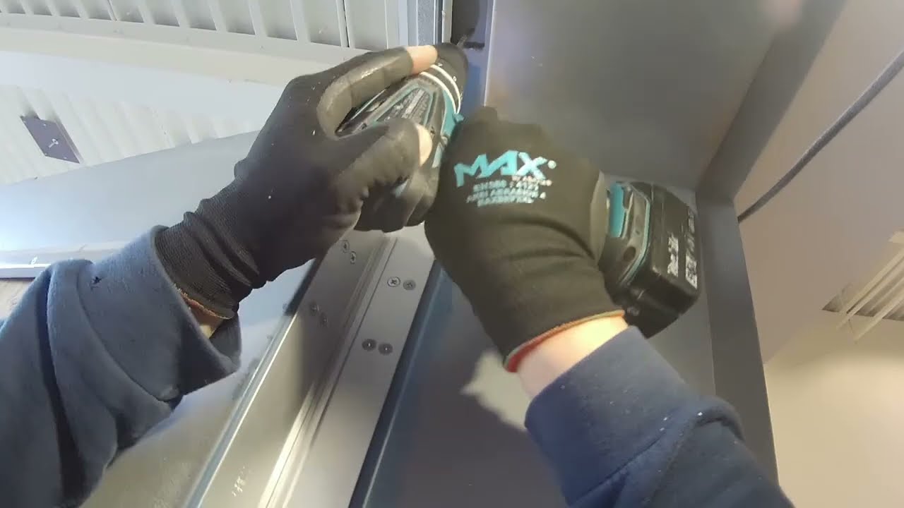 POV Concealed Overhead Stop Glynn-Johnson 104S ADJ Full Length Talk Thru Installation