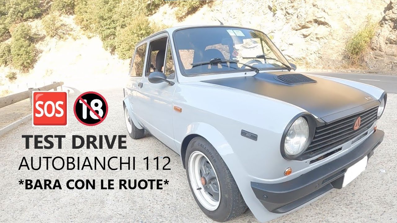 Provo una Autobianchi A112 *BARA CON LE RUOTE*