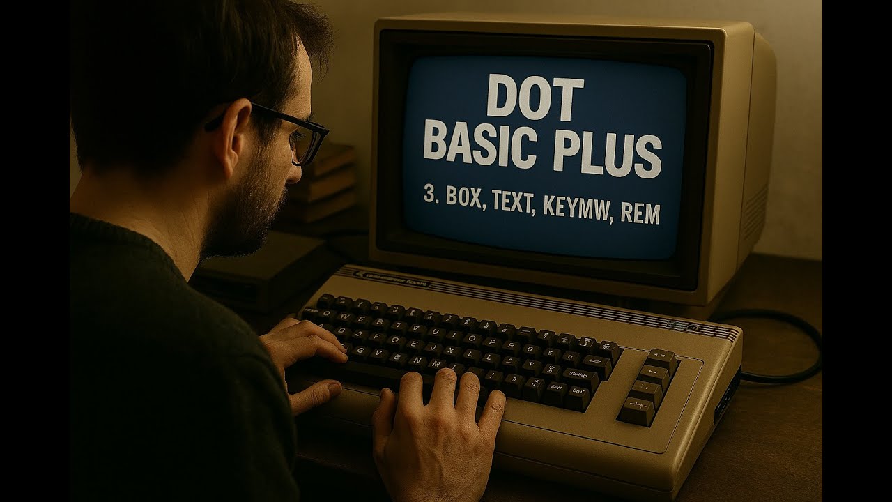Dot Basic Plus  - 3: Testo, formattazione, cornici, aggiunta comandi