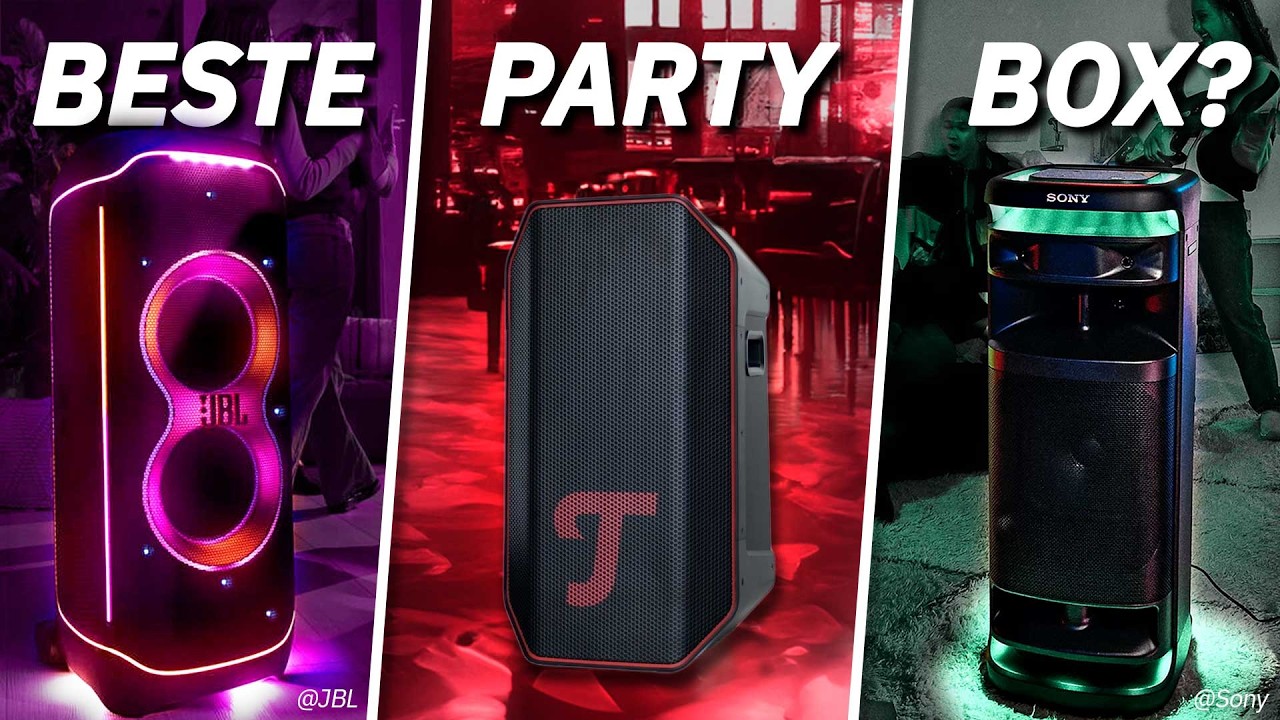 Partylautsprecher im Vergleich: JBL vs. Teufel vs. Sony