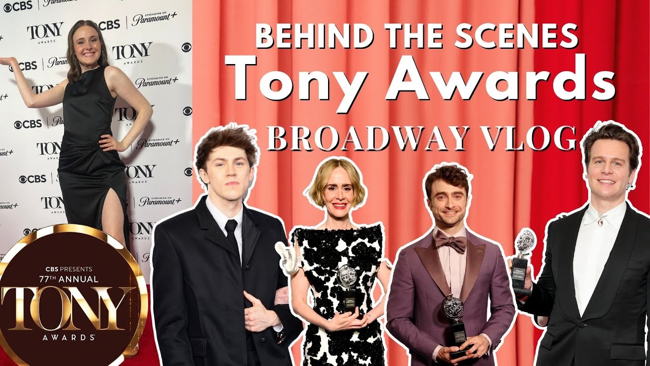 behind the scenes @ Tony Awards: Jonathan Groff, Brody Grant, Sarah Paulson & more!
