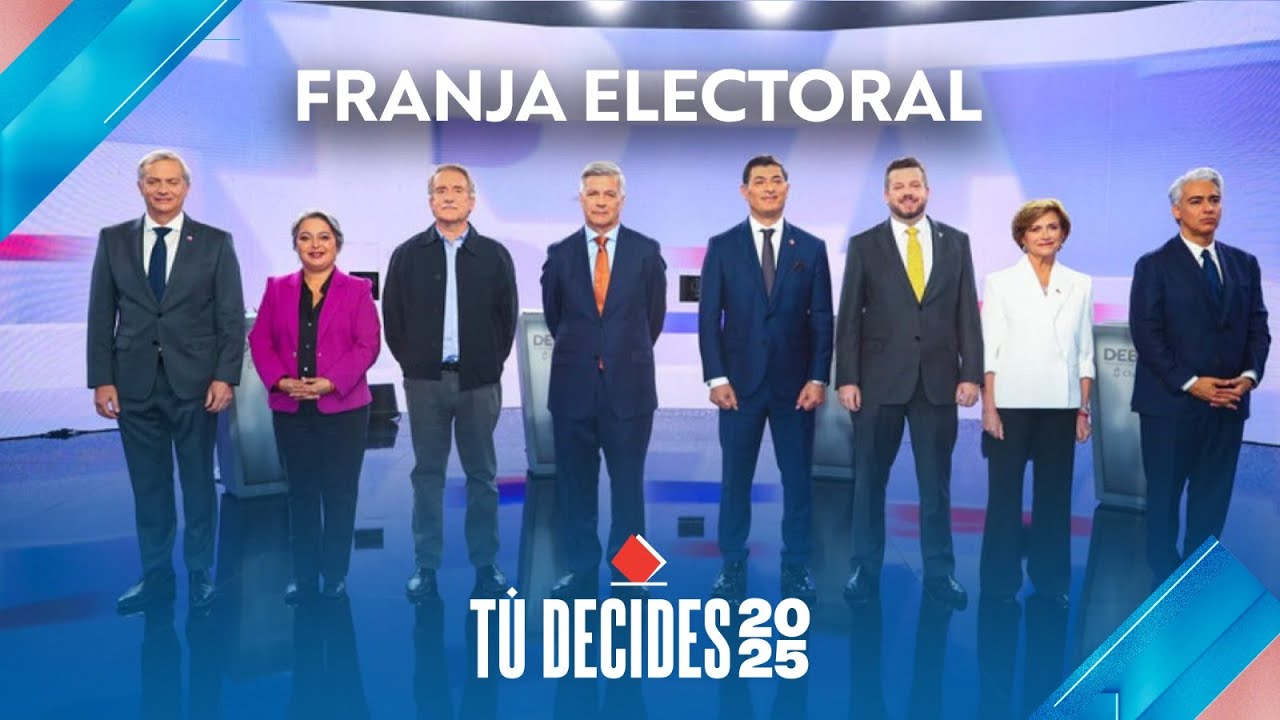 Franja televisiva Elecciones Presidenciales Chile 2025 #TúDecides