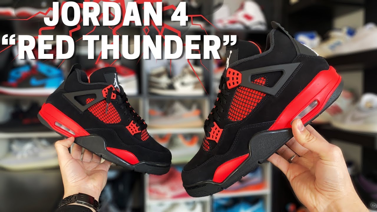 Air Jordan 4 “Red Thunder” Review en Español! Vale la Pena??? + on feet + detalles y materiales