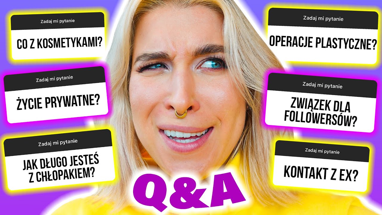 NOWY CHŁOPAK, OPERACJE PLASTYCZNE, MOJE KOSMETYKI - szczere Q&A z Londynu | Agnieszka Grzelak Vlog