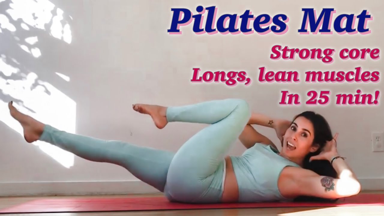 PILATES MAT! Stronger core in 25 min! 🥰