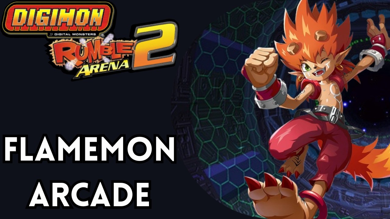 DIGIMON RUMBLE ARENA 2 (Playstation 2) - Flamemon