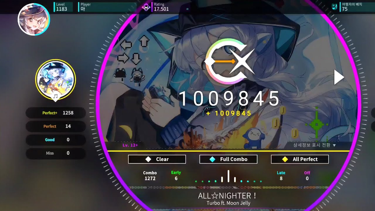 [Rotaeno] Lv.12+ | ALL☆NIGHTER ! | All Perfect 
