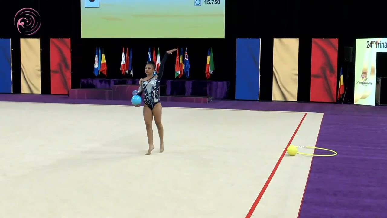 Wicomb Neala NZL 🎀 24th Irina Deleanu Cup 2025 FIG Seniors Ball Gymnastics New Zealand #rhythmicgym