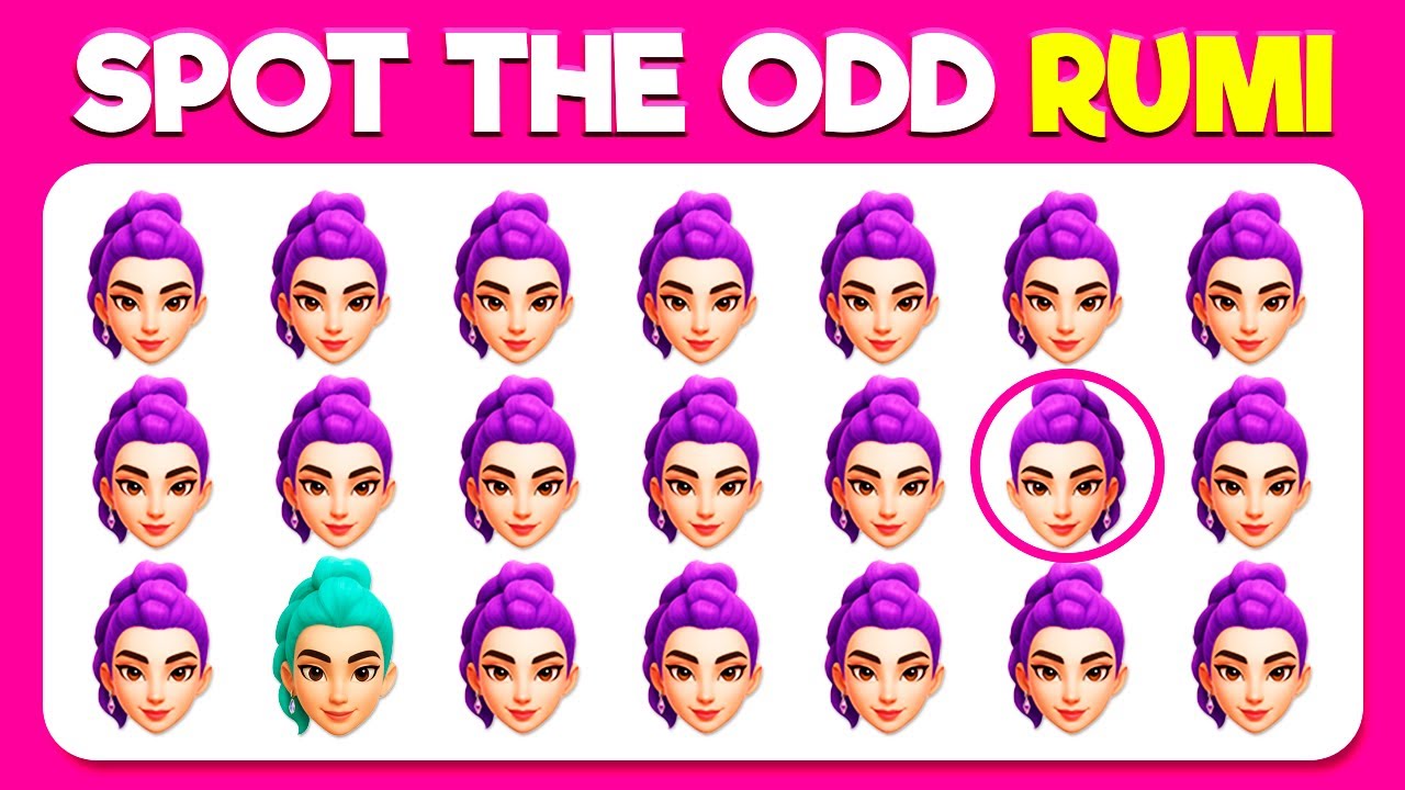 Can You Spot the Odd KPOP DEMON HUNTERS Emoji? 😱