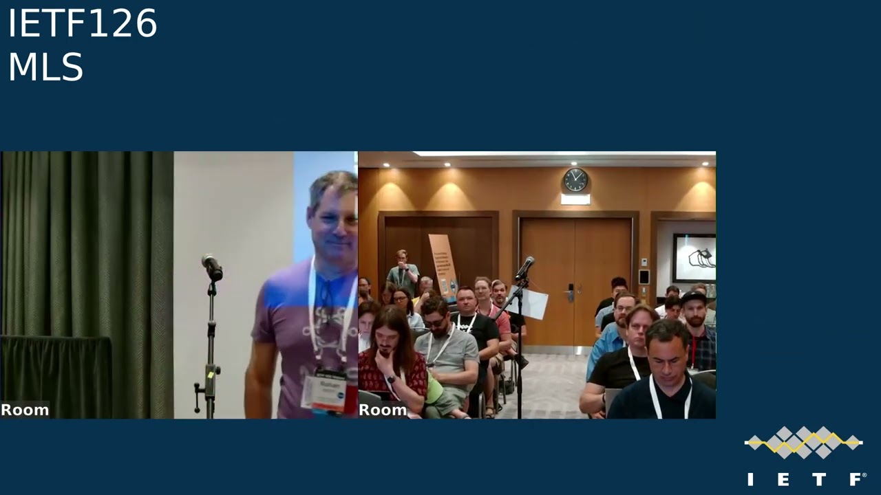 IETF 126: Messaging Layer Security (MLS) 21.07.2026 09:00